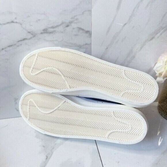 NEW Nike Blazer Low '77 Mens Low Top Sneaker Vintage White Black Leather US 11 - Picture 8 of 9